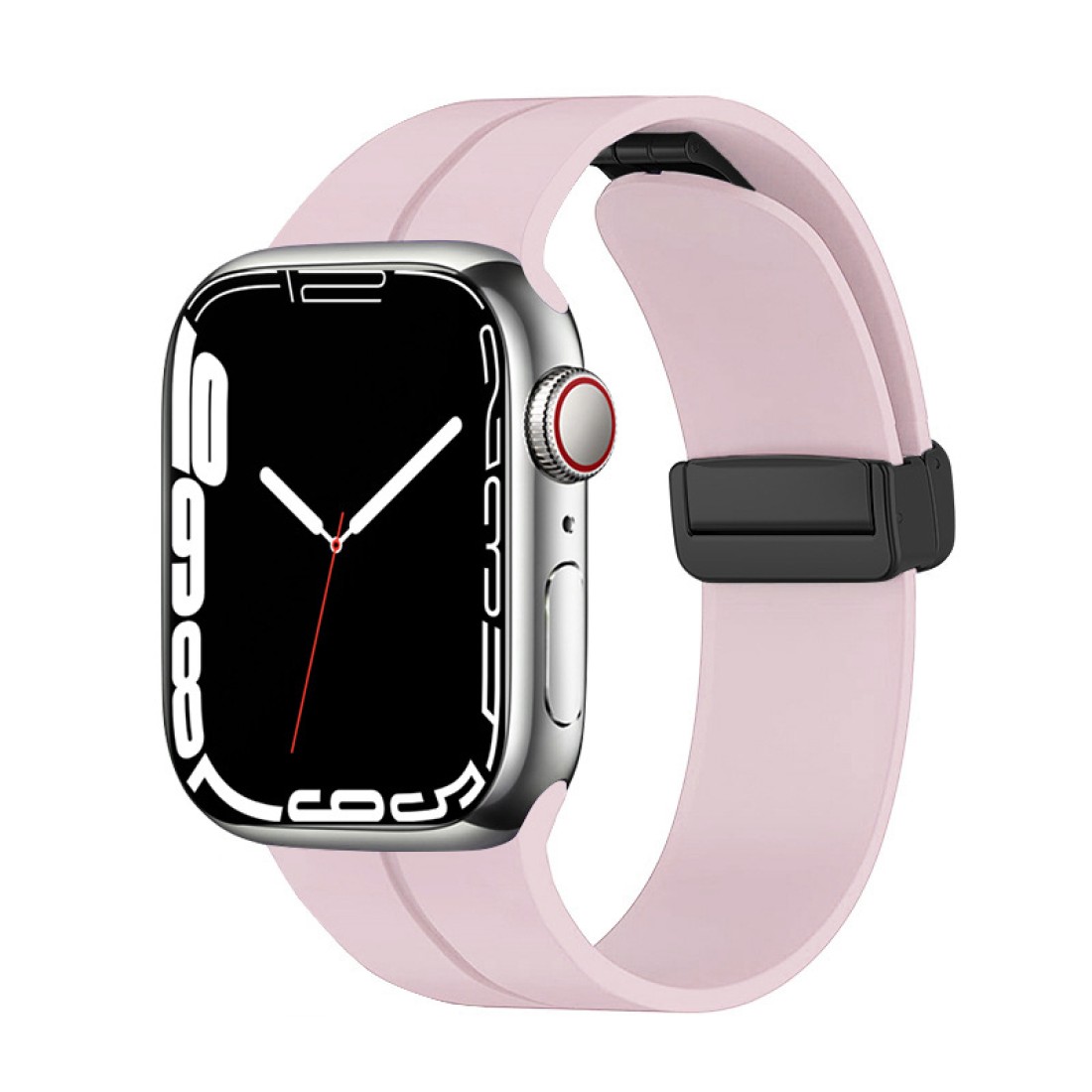 Apple Watch Uyumlu Airy Loop Mıknatıslı Silikon Kordon Sand Pink