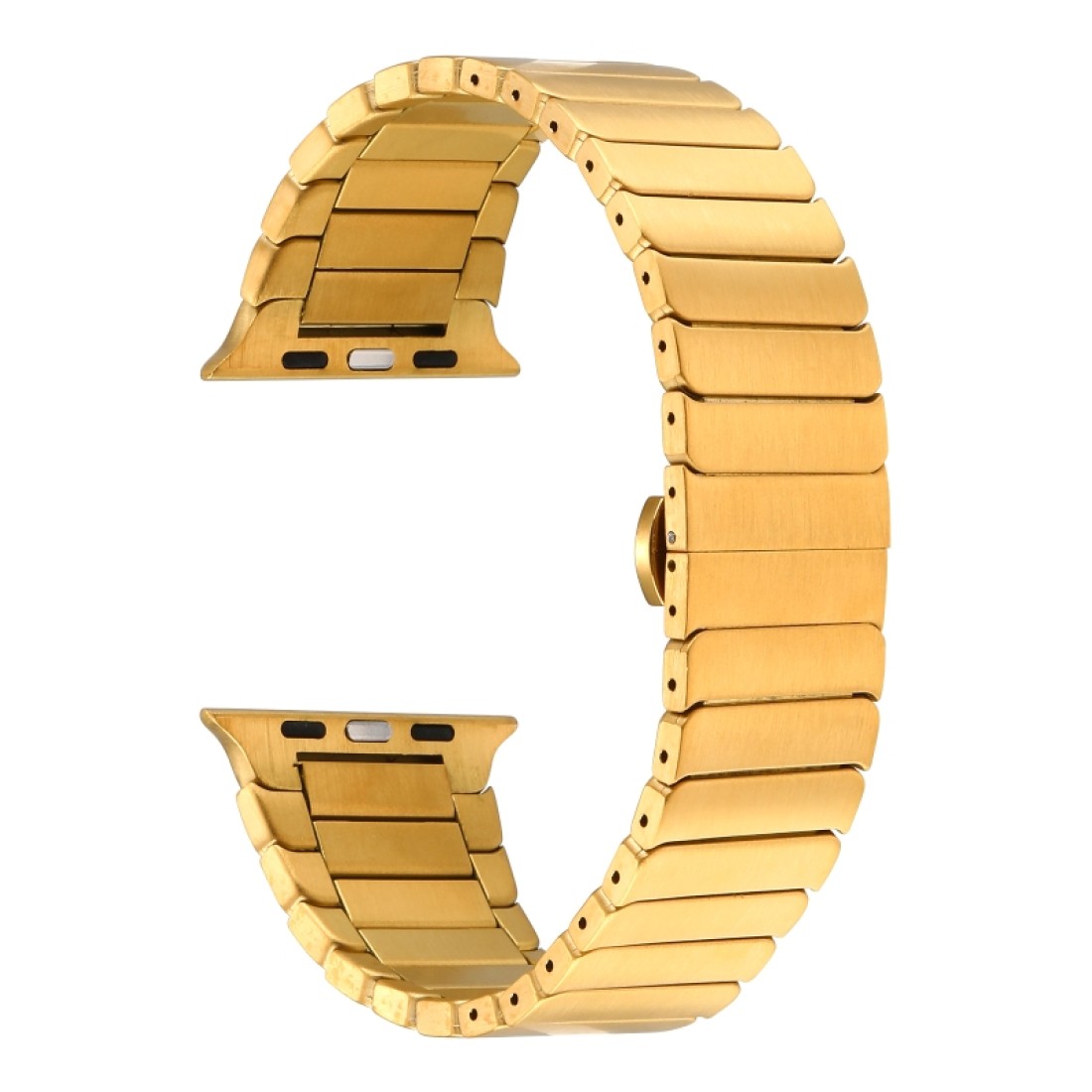 Apple Watch Uyumlu  Aster Loop Çelik Kordon Gold