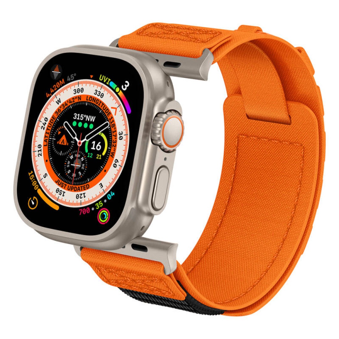 Apple Watch Uyumlu Camp Loop Special Kordon Orange