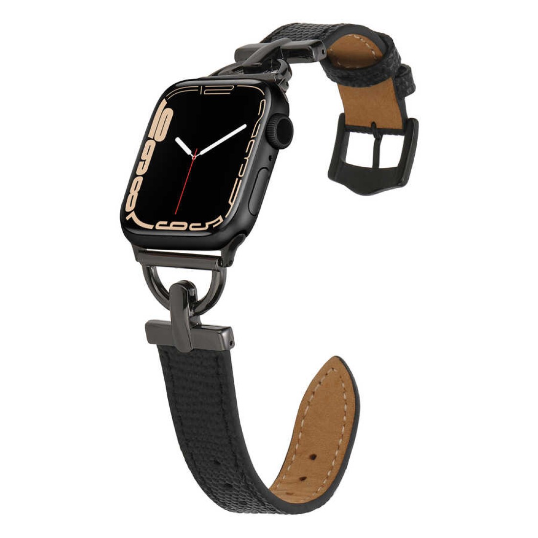 Apple Watch Uyumlu Classify Loop Deri Kordon Dark