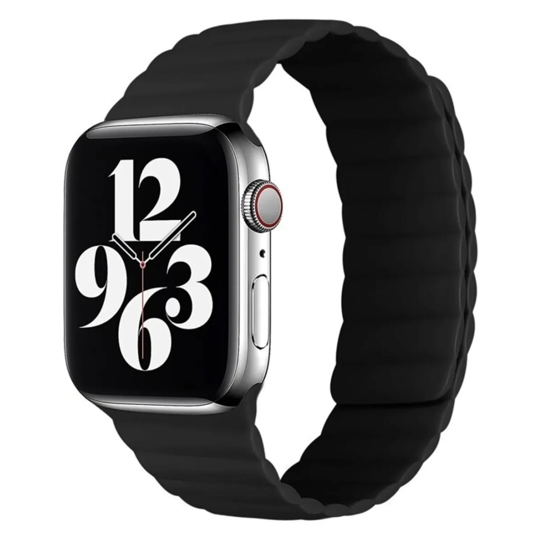 Apple Watch Uyumlu Dual Loop Kordon Deep Black