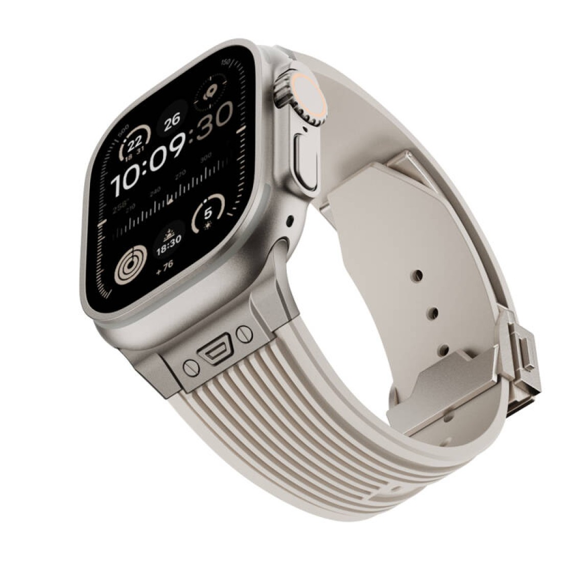 Apple Watch Uyumlu Eleven Loop Silikon Kordon Starlight
