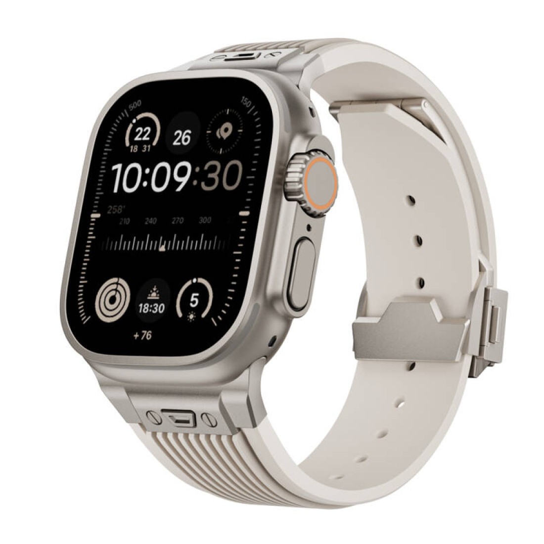 Apple Watch Uyumlu Eleven Loop Silikon Kordon Starlight
