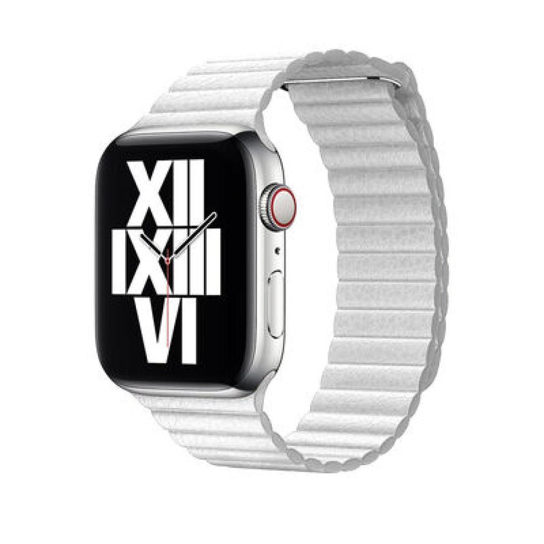 Apple Watch Uyumlu Leather Loop White