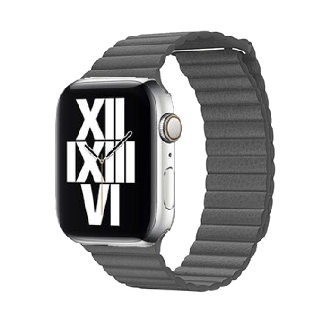 Apple Watch Uyumlu Leather Loop Gray