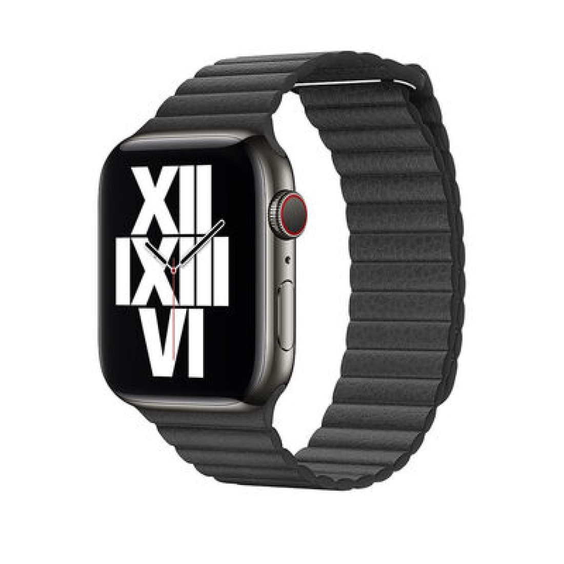 Apple Watch Uyumlu Leather Loop Black