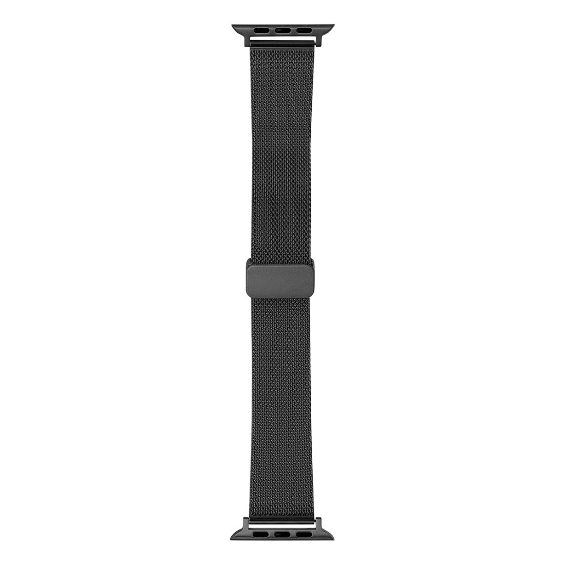 Apple Watch Uyumlu Magnet Loop Çelik Örgü Kordon Black