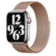 Apple Watch Uyumlu Milano Loop Çelik Kordon Gold