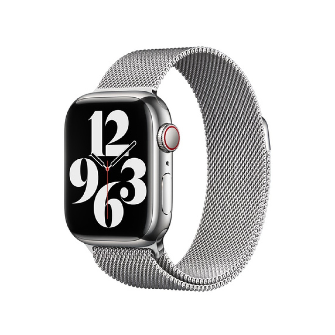 Apple Watch Uyumlu Milano Loop Çelik Kordon Silver