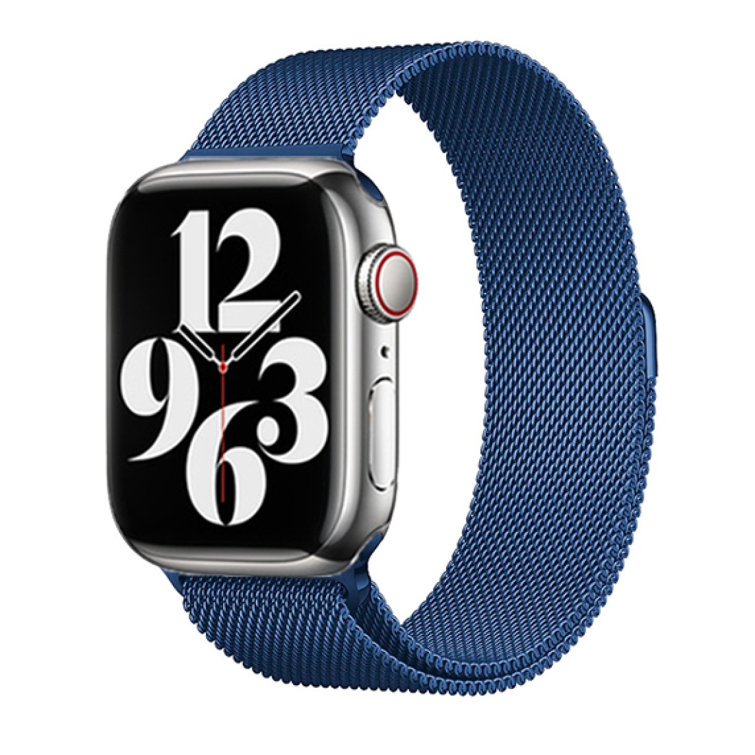 Apple Watch Uyumlu Milano Loop Çelik Kordon Space Blue
