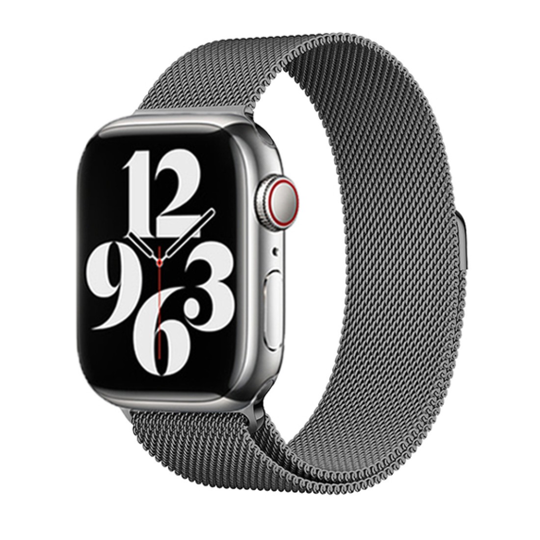 Apple Watch Uyumlu Milano Loop Çelik Kordon Graay