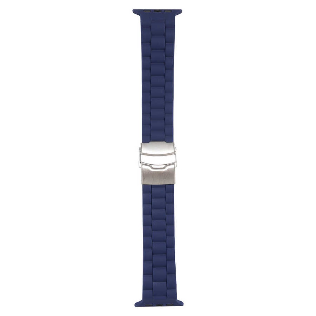 Apple Watch Uyumlu Pastel Loop Silikon Kordon Navy Blue
