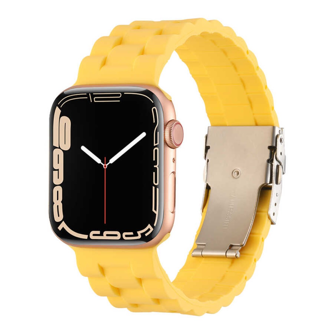Apple Watch Uyumlu Pastel Loop Silikon Kordon Lemon