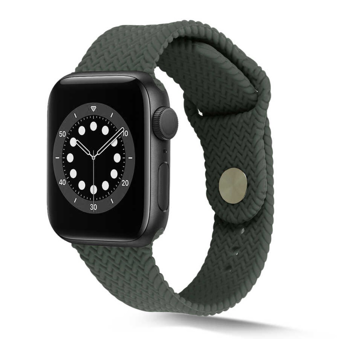 Apple Watch Uyumlu Serrata Loop Silikon Kordon Military