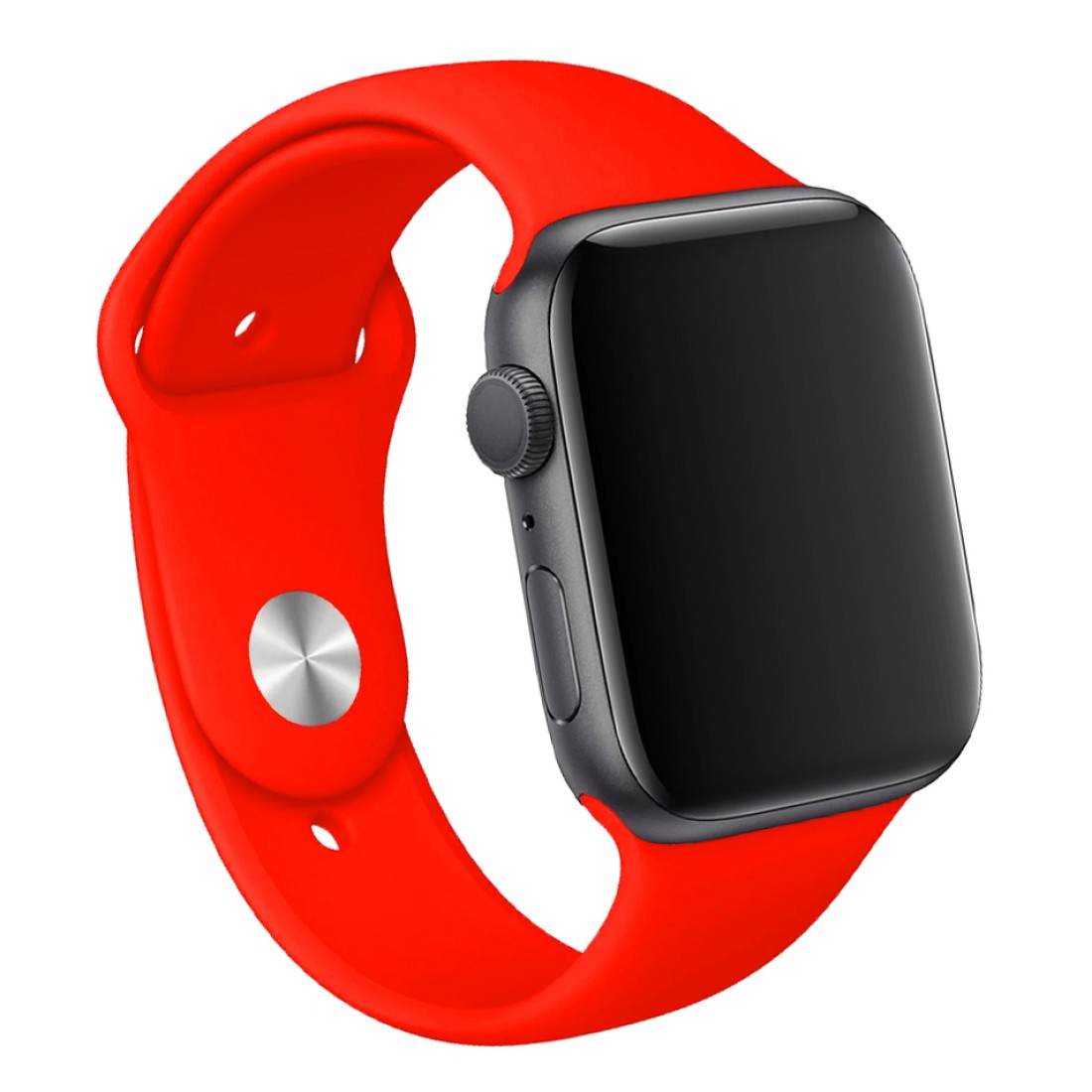 Apple Watch Uyumlu Spor Silikon Kordon Blood Red