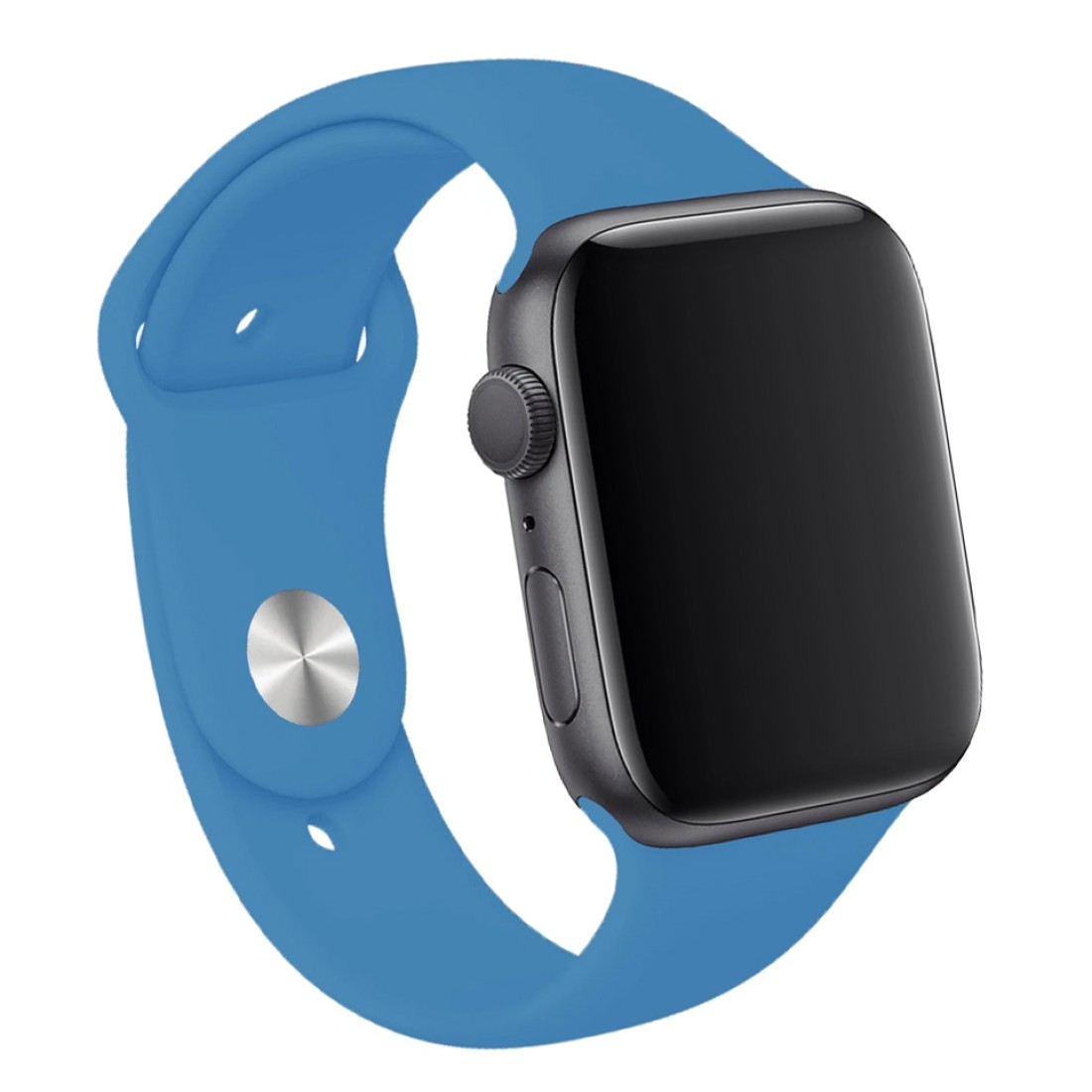 Apple Watch Uyumlu Spor Silikon Kordon Cloud Blue