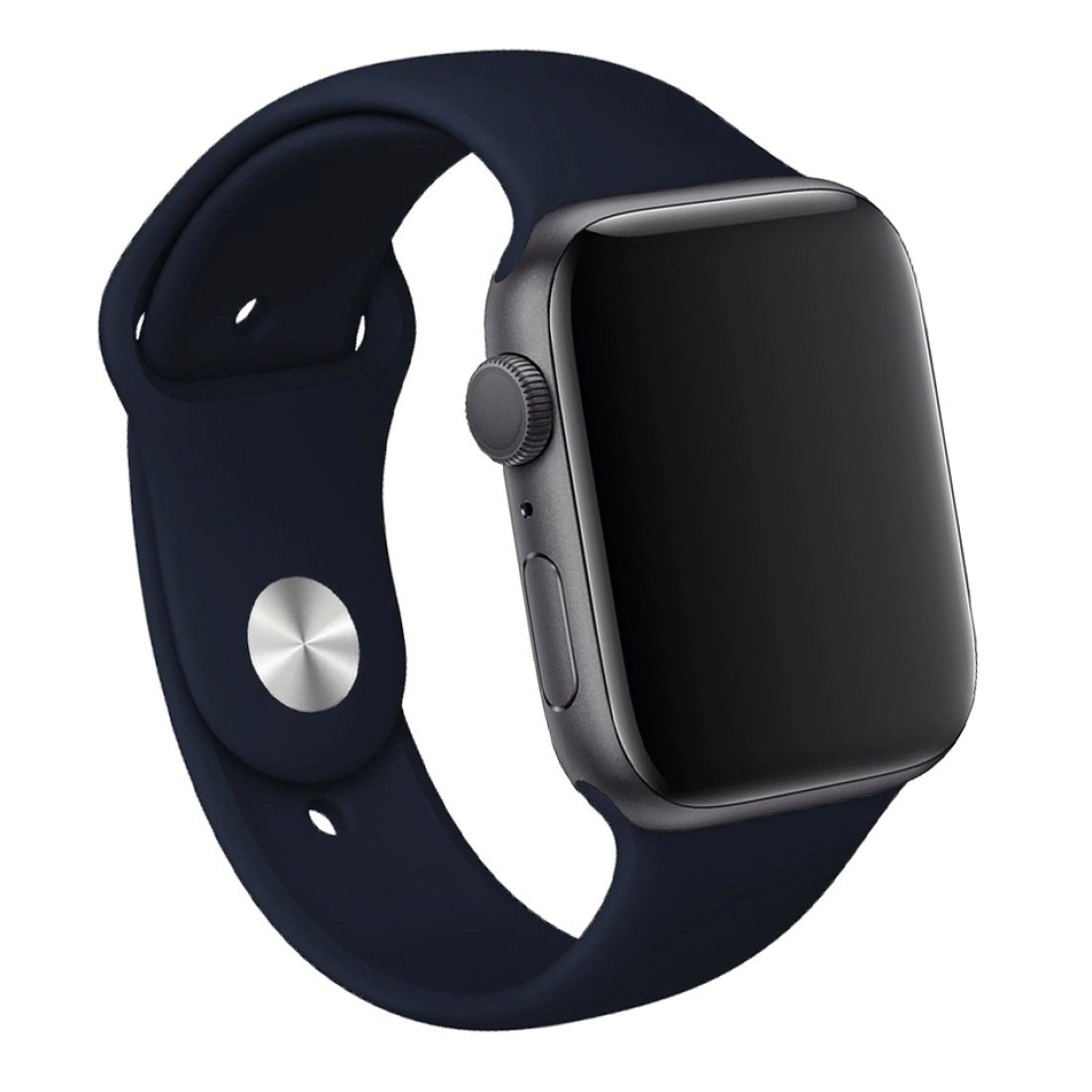 Apple Watch Uyumlu Spor Silikon Kordon Midnight Blue
