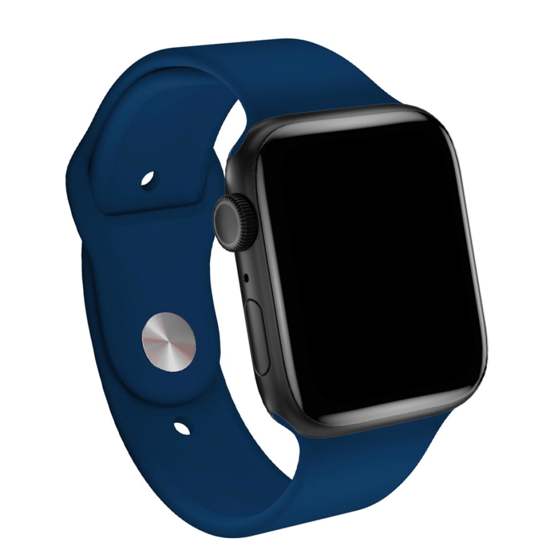 Apple Watch Uyumlu Spor Silikon Kordon Navy