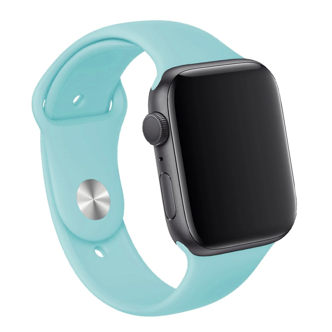 Apple Watch Uyumlu Spor Silikon Kordon Aqua
