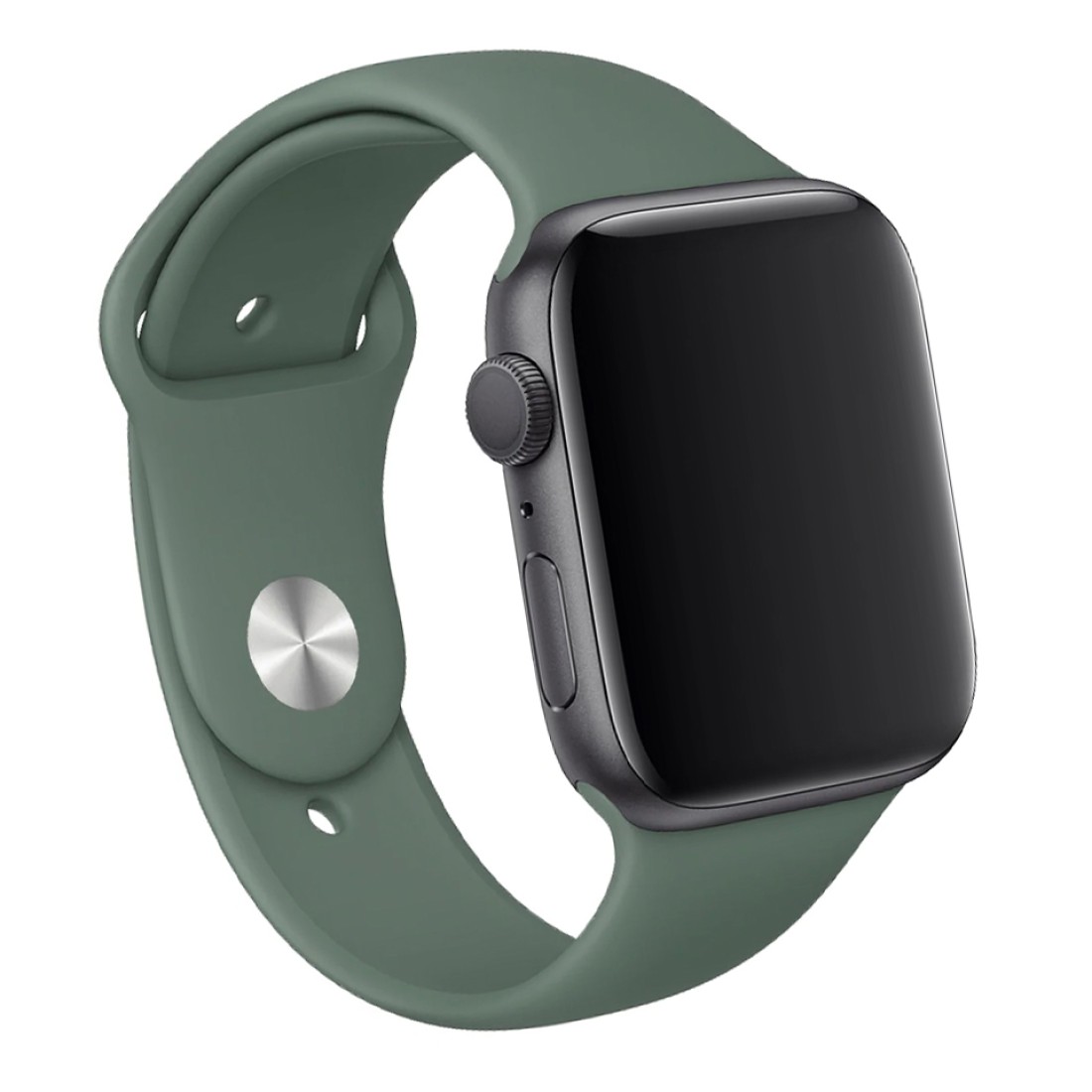 Apple Watch Uyumlu Spor Silikon Kordon Army