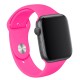 Apple Watch Uyumlu Spor Silikon Kordon Barbie Pink