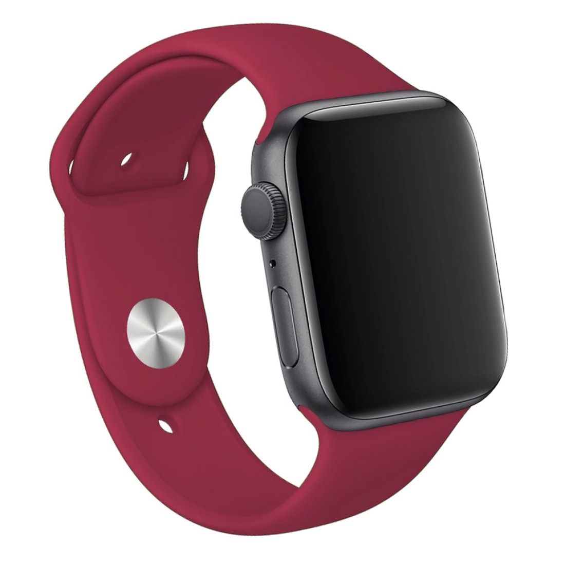 Apple Watch Uyumlu Spor Silikon Kordon Cherry