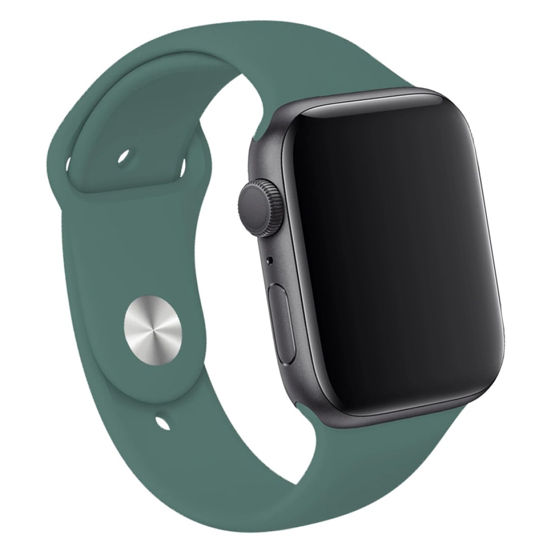 Apple Watch Uyumlu Spor Silikon Kordon Moss Green