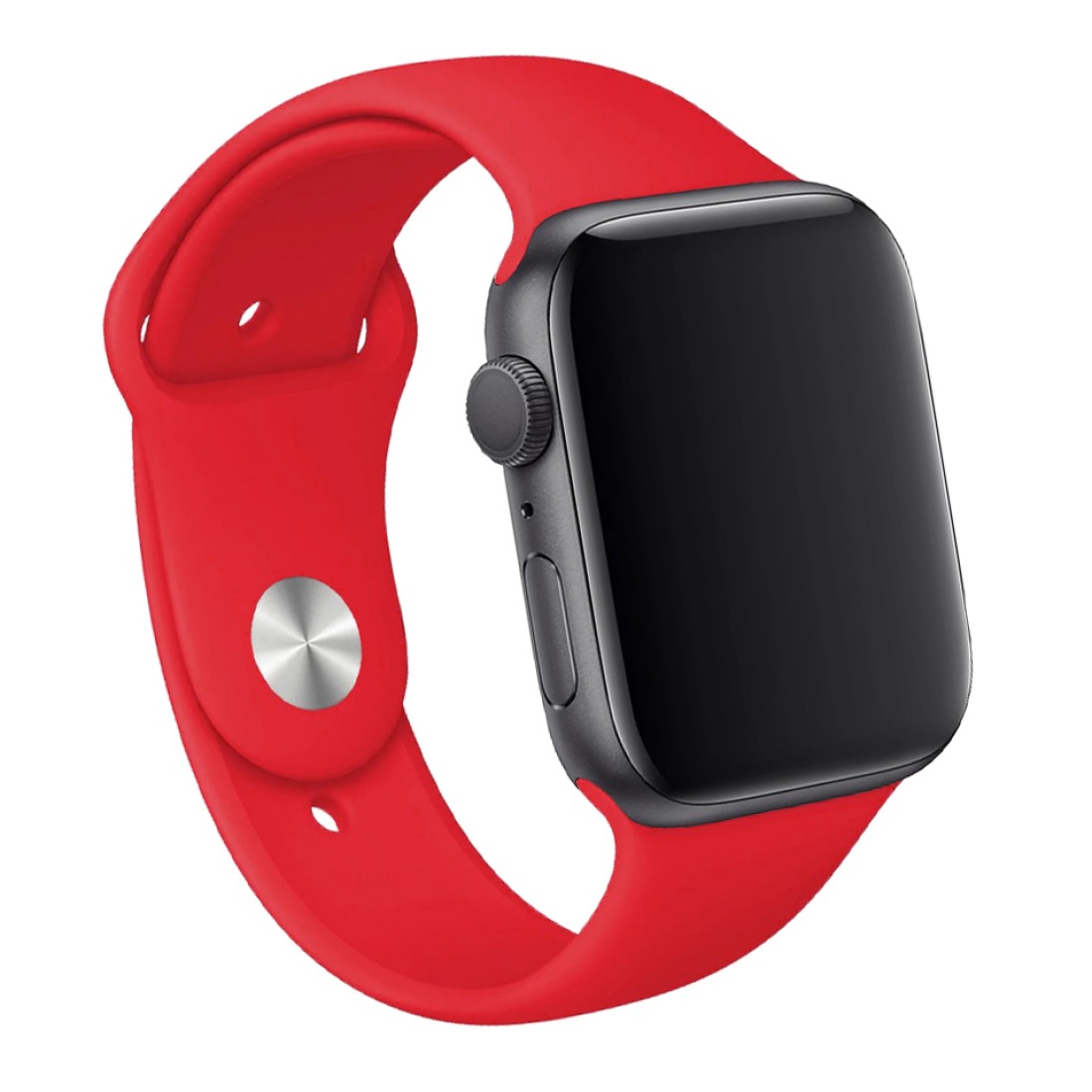 Apple Watch Uyumlu Spor Silikon Kordon Tornado Red