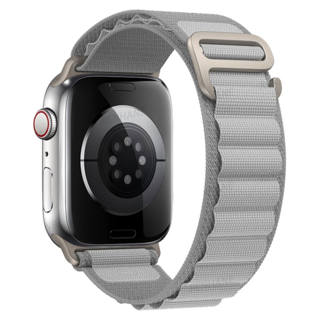 Apple Watch Uyumlu Alpine Loop Kordon Gri