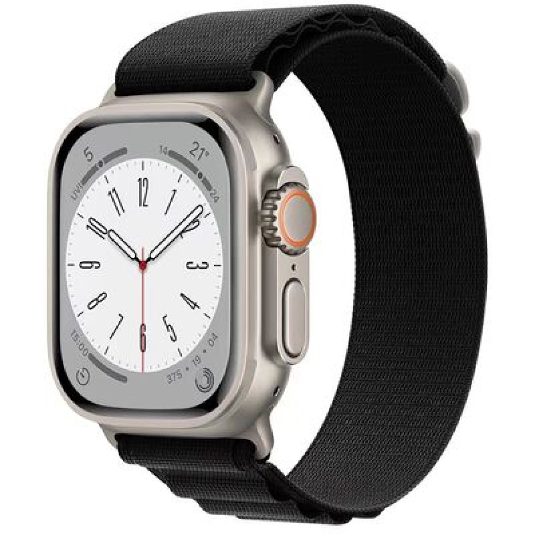 Apple Watch Uyumlu Alpine Loop Kordon Siyah