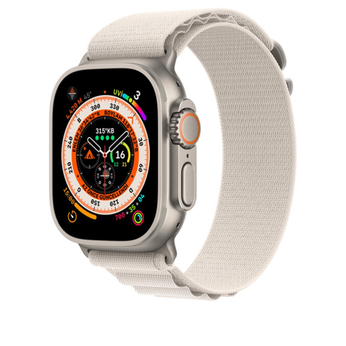 Apple Watch Uyumlu Alpine Loop Kordon Starlight