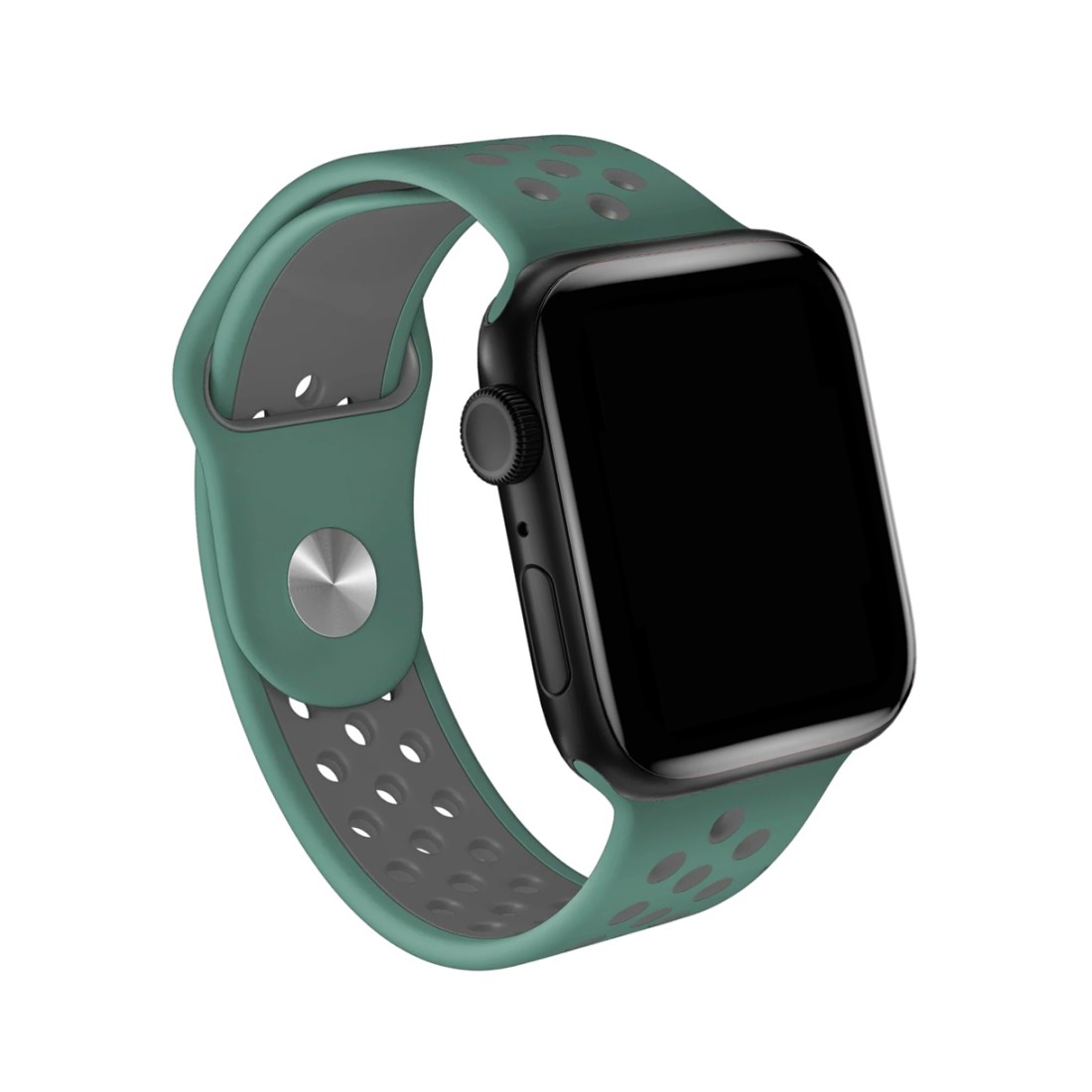 Apple Watch Uyumlu Delikli Spor Silikon Green Light