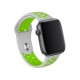 Apple Watch Uyumlu Delikli Spor Silikon Gray Lightning