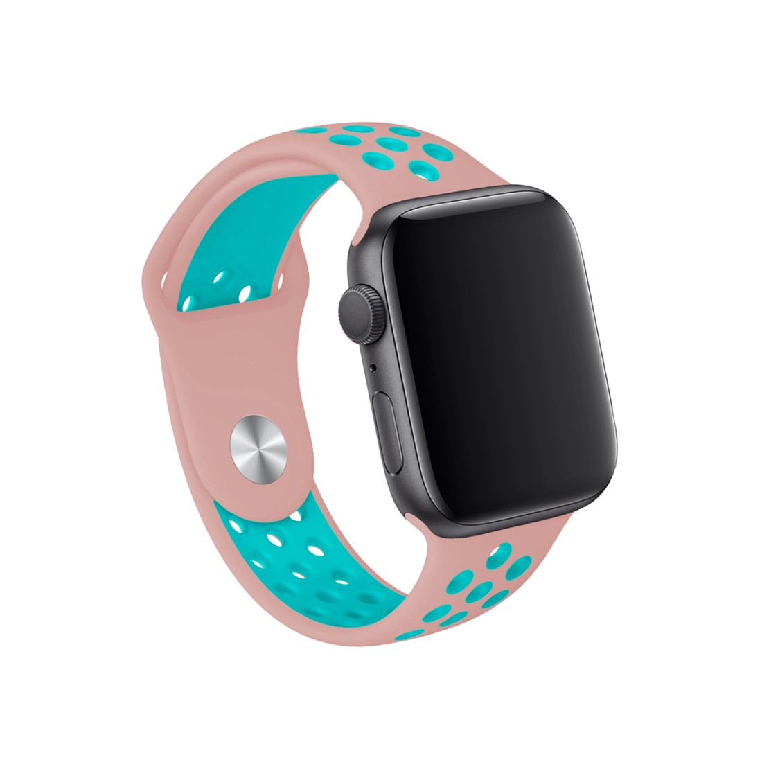 Apple Watch Uyumlu Delikli Spor Silikon Greepink
