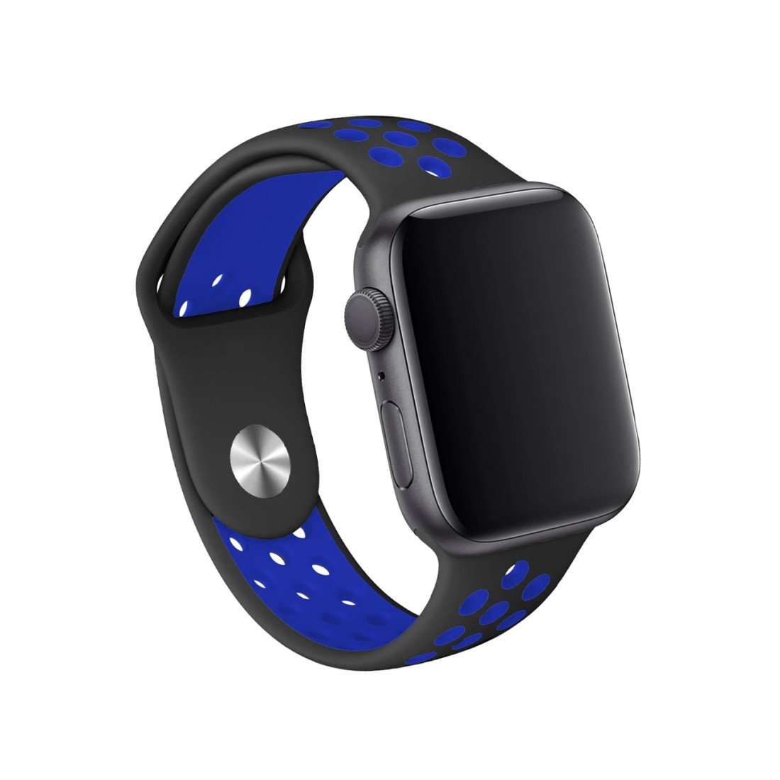 Apple Watch Uyumlu Delikli Spor Silikon Navy Night