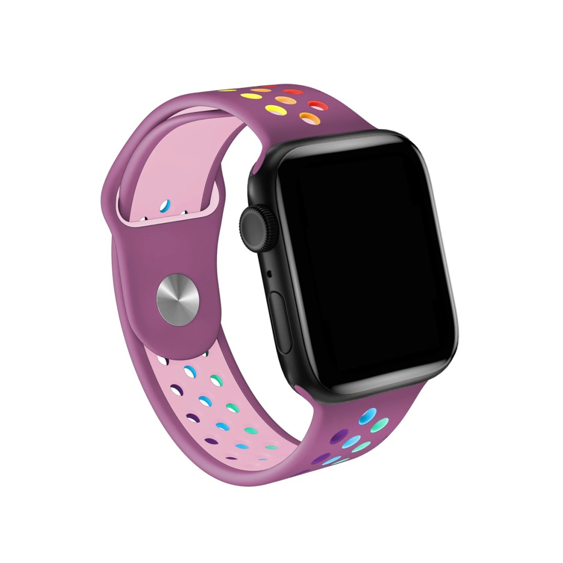 Apple Watch Uyumlu Delikli Spor Silikon Pure Love