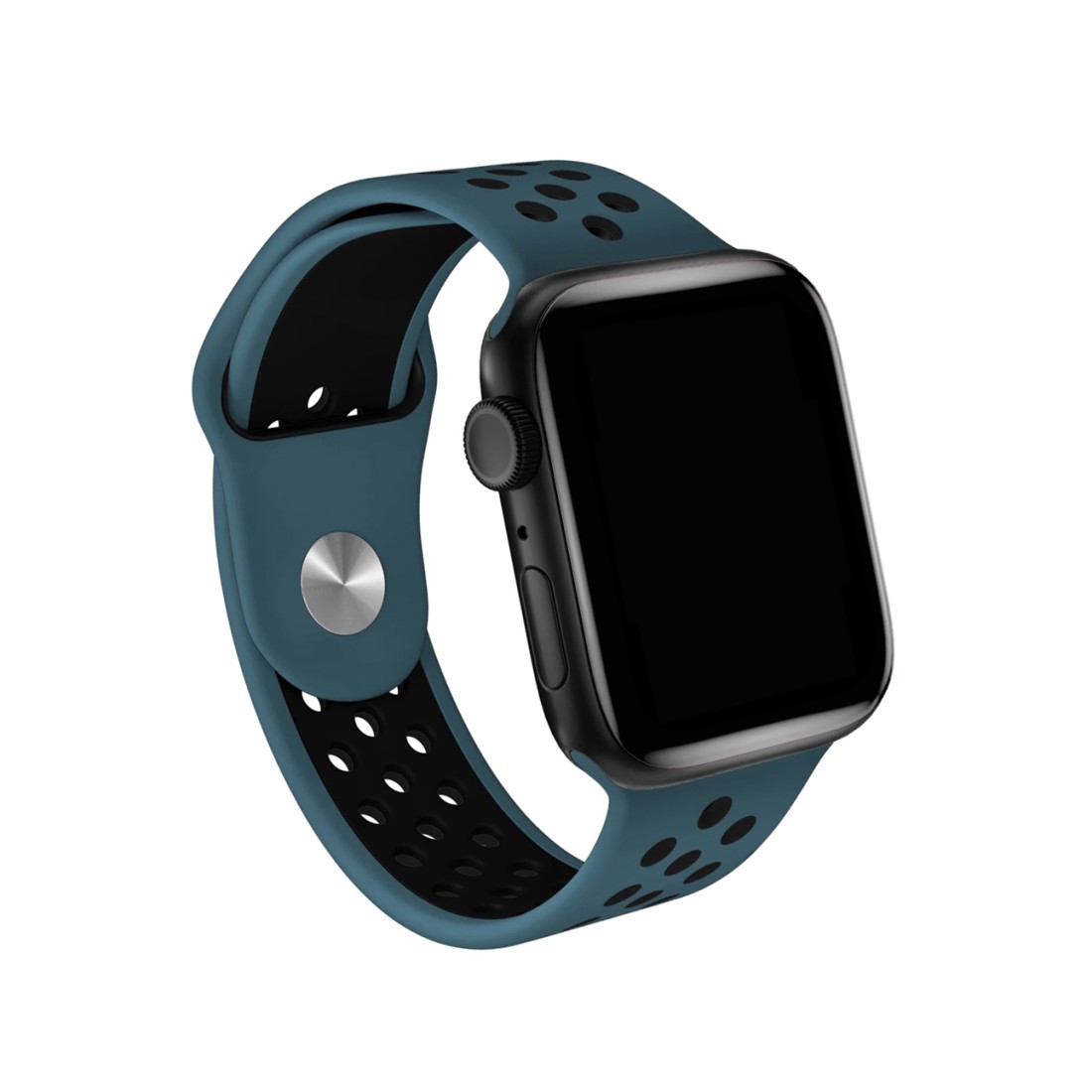Apple Watch Uyumlu Delikli Spor Silikon Smoke Font