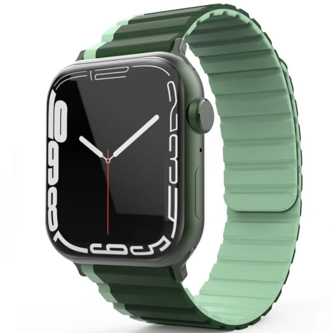 Apple Watch Uyumlu Moven Loop Mıknatıslı Kordon Greengo