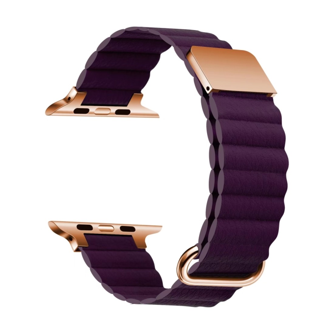 Apple Watch Uyumlu Peak Loop Deri Kordon Purple