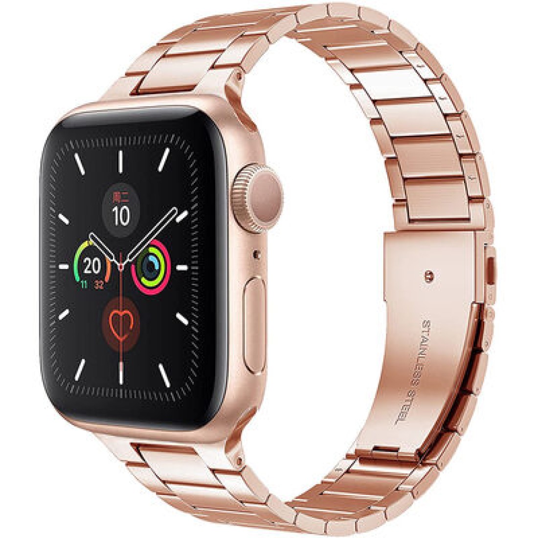 Apple Watch Uyumlu Steel Loop Gold
